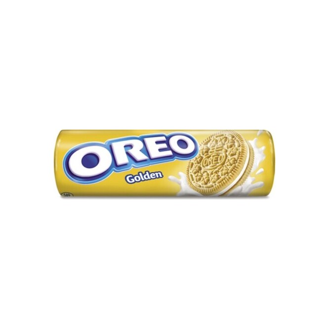 Galletitas con relleno sabor vainilla Oreo Golden 118 gramos