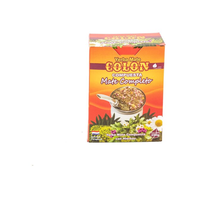 Yerba mate compuesta completa paquete Colón 250 gramos
