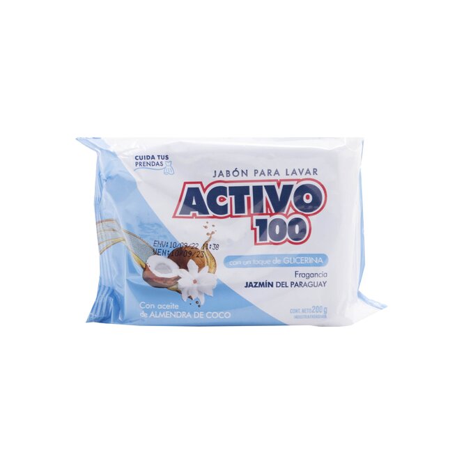 JABON P/LAVAR ACTIVO100 JAZMIN/PY 200G