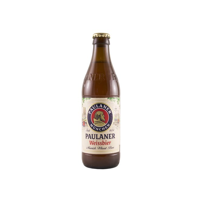 Cerveza blanca en botella Paulaner 330 ml