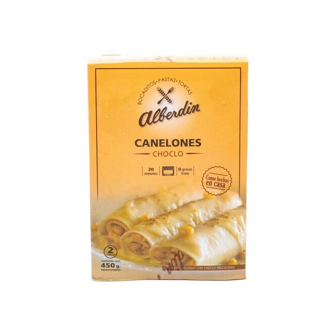 CANELONES D/CHOCLO 450GR ALBERDIN CJA