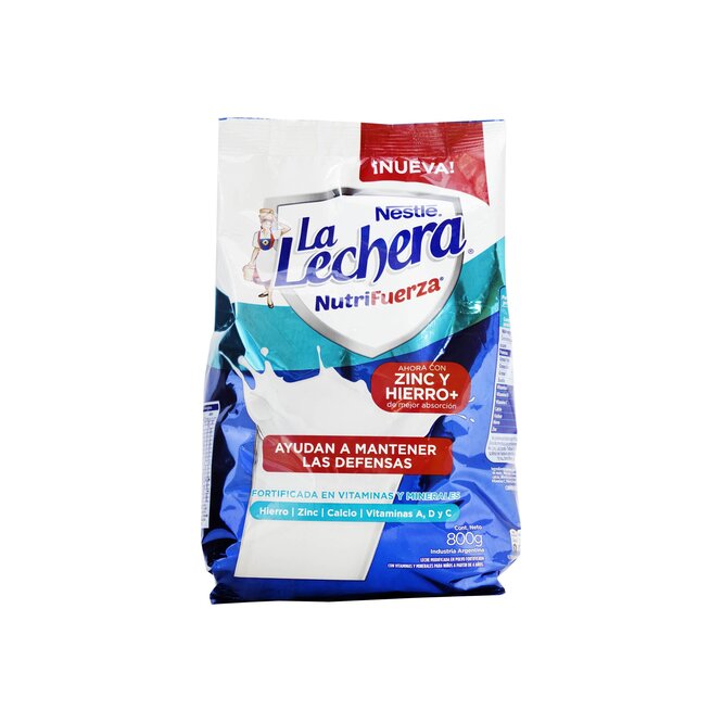 LECHE EN POLVO 800 GR LA LECHERA