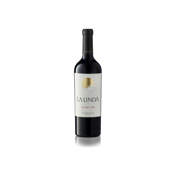 Vino Malbec en botella La Linda 750 ml