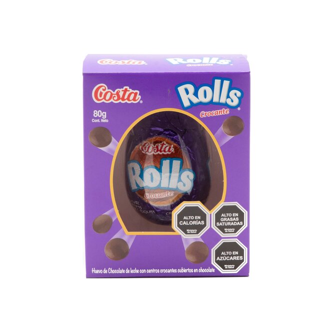 HUEVO ROLLS CROCANTE COSTA ESTUCHE 80GR
