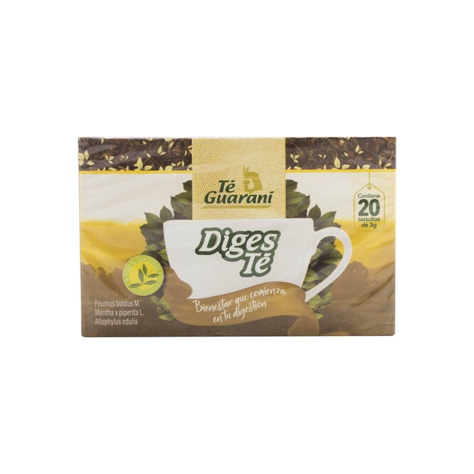 Té diges en saco Té Guaraní 20 unidades
