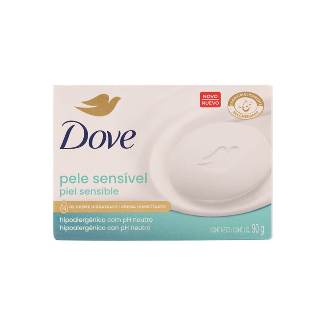 Jabón de tocador piel sensible Dove 90 gramos