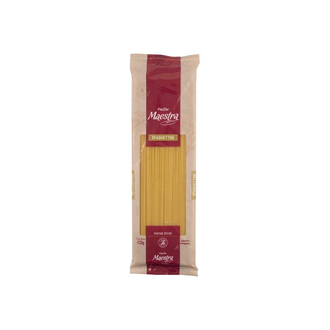 Fideo spaghetti paquete Maestra 400 gramos