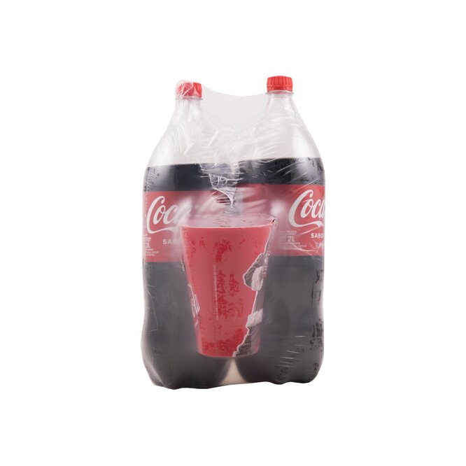 GASEOSA COCA COLA PACK NAV.X2 D/ 2 LT