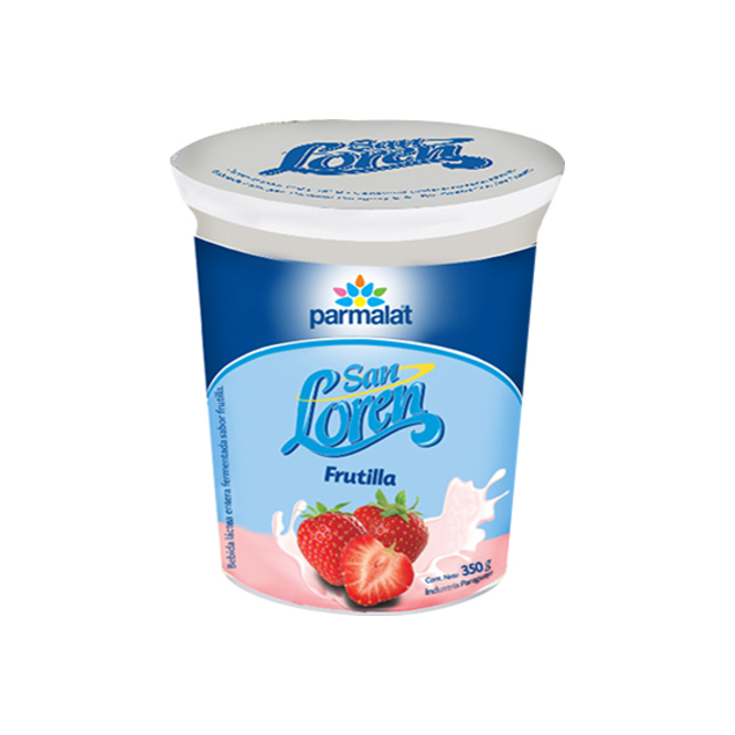 BEBIDA LACTEA SAN LOREN FRUTILLA POT 350