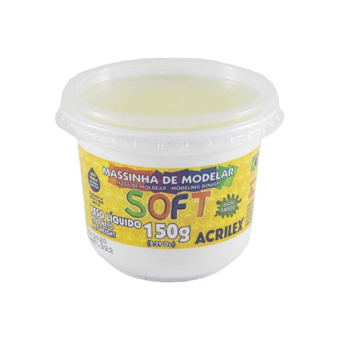 PLASTILINA ACRILEX SOFT 150 GR AMARILL