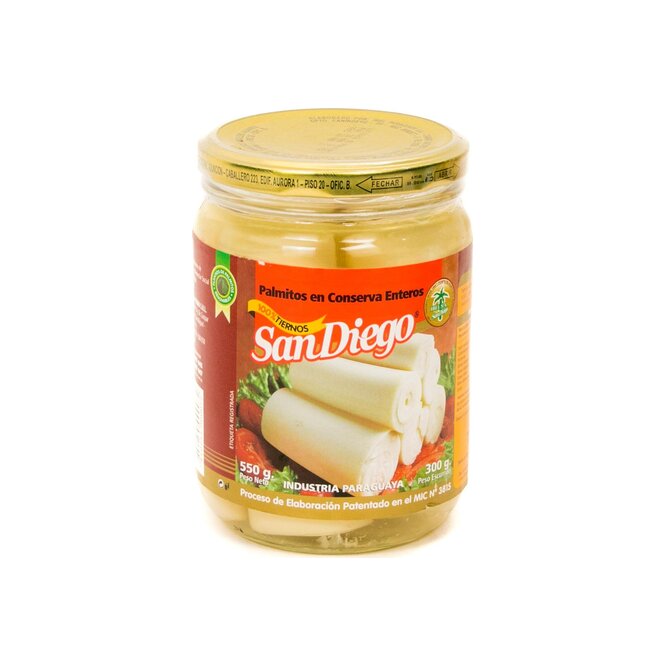 Palmitos en frasco San Diego 300 gramos