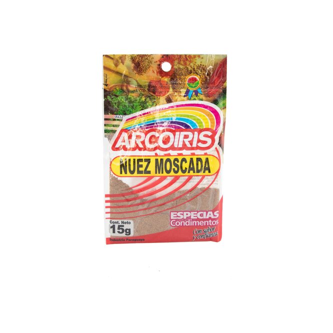 Nuez moscada molida paquete Arcoíris 15 gramos