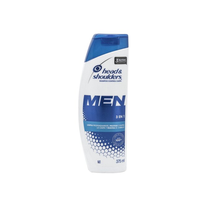 Shampoo men 3 en 1 Head & Shoulders 375 ml