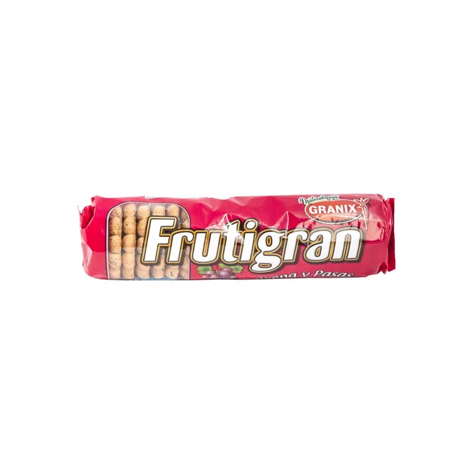Galletita sabor avena y pasas frutigran Granix 250 gramos