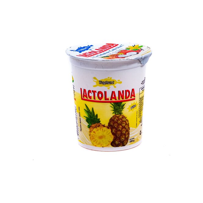 Yoghurt entero piña Lactolanda 350 ml