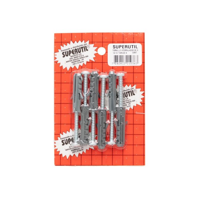 Tornillo atarrajador de 8 1-2 Superútil 1 unidad