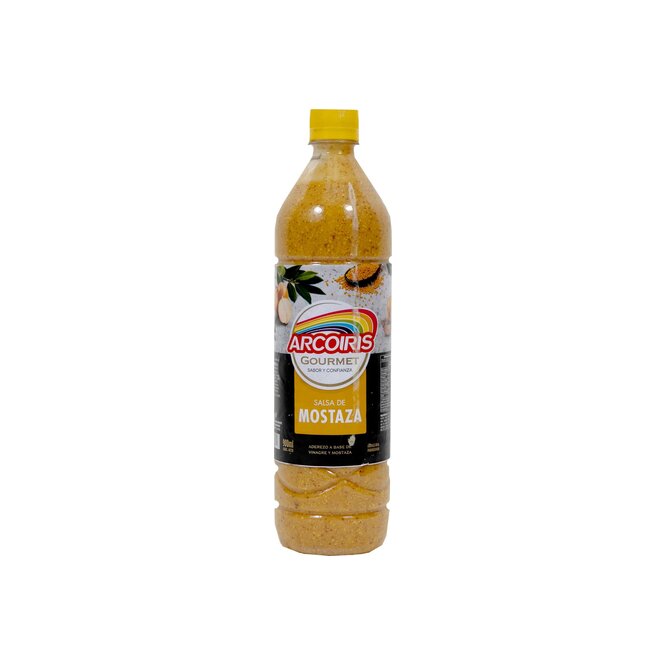 Salsa de mostaza dijon botella Arcoíris 900 ml