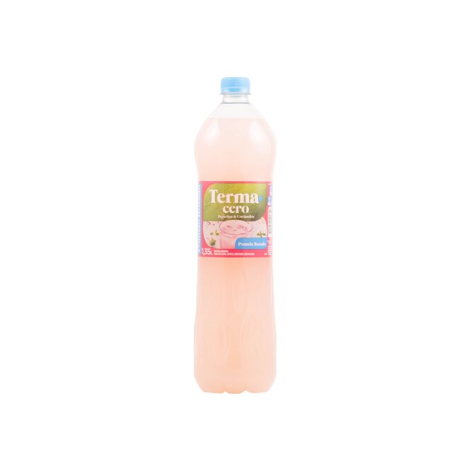 Bebida saborizada cero pomelo rosado Terma en botella 1,35 litros