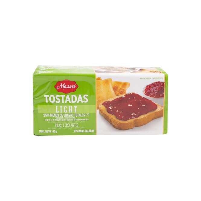 Tostada light Mazzei 142 gramos