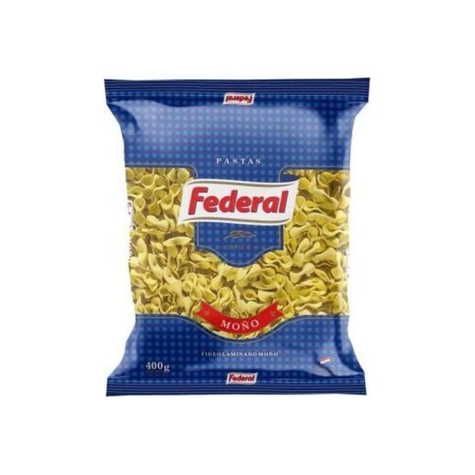 Fideo moño paquete Federal 400 gramos