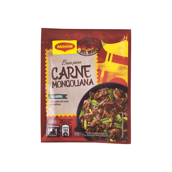 Base para carne mongoliana Maggi 26 gramos