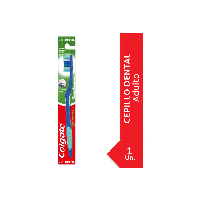 Cepillo dental adulto premier clean Colgate