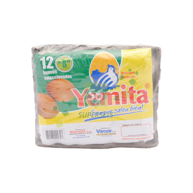 HUEVOS YEMITA ENVASE ECONOMICO X 12UN TI