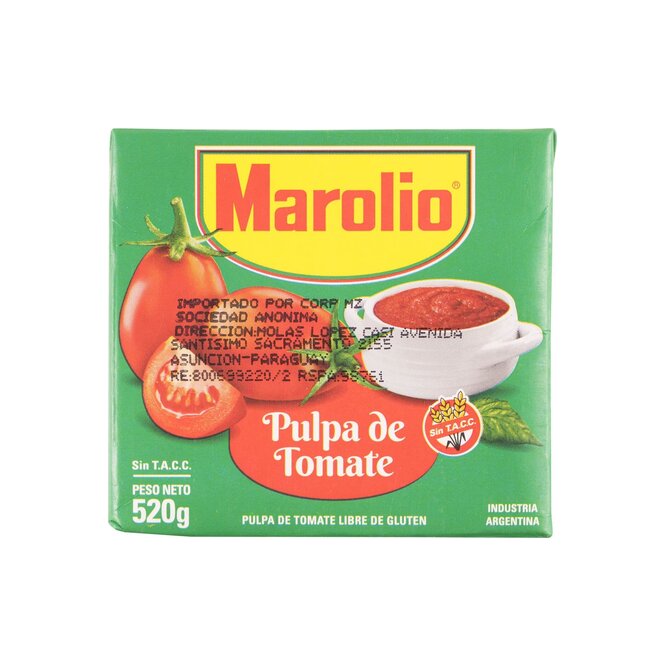 Pulpa de Tomate tetra Marolio 520 gramos