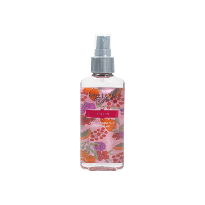 Body Splash red Kiss frasco Sweet Care 140 ml
