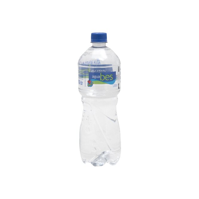 Agua mineral sin sodio botella Bes 1 litro