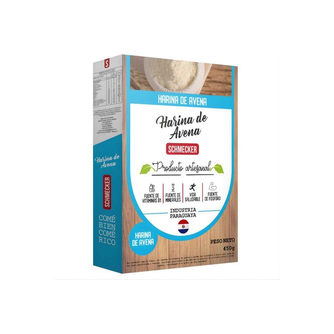 Harina de avena Schmecker 450g
