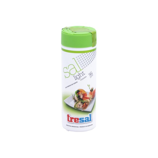 Sal fina light bajo sodio en frasco Tresal 100 gramos