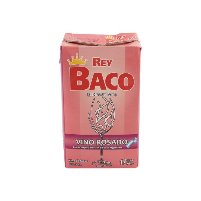 Vino rosado Rey Baco 1 Litro