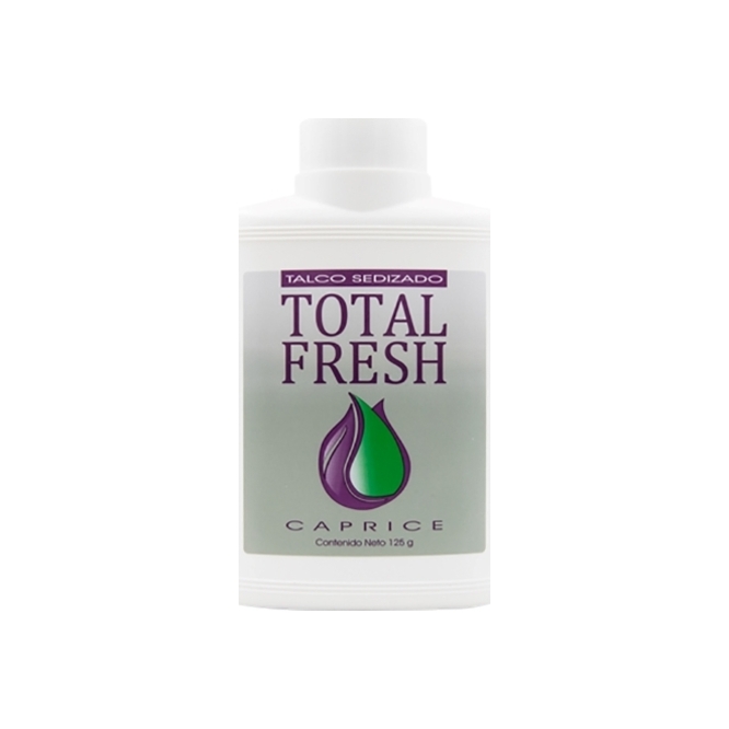 Talco sedizado caprice Total Fresh 125 gramos