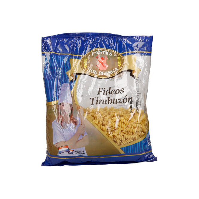 FIDEO SOL BLANCA TIRABUZON 400GR