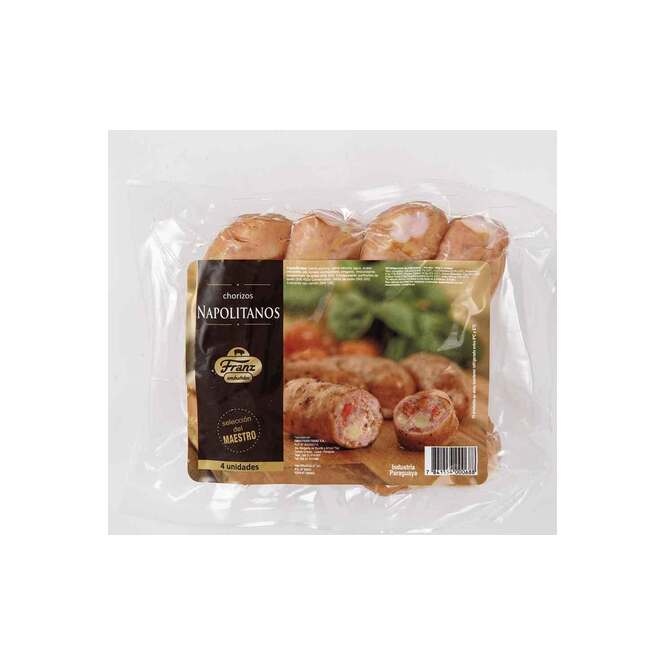 Chorizo napolitano al vacío paquete Franz 4 unidades