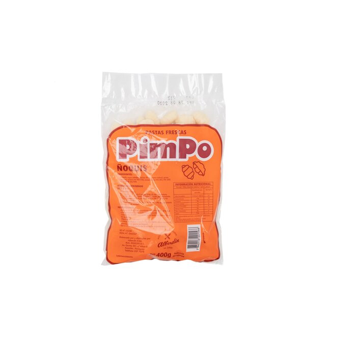 ÑOQUIS PASTAS FRES PIMPO 400GR PAQ. NAC