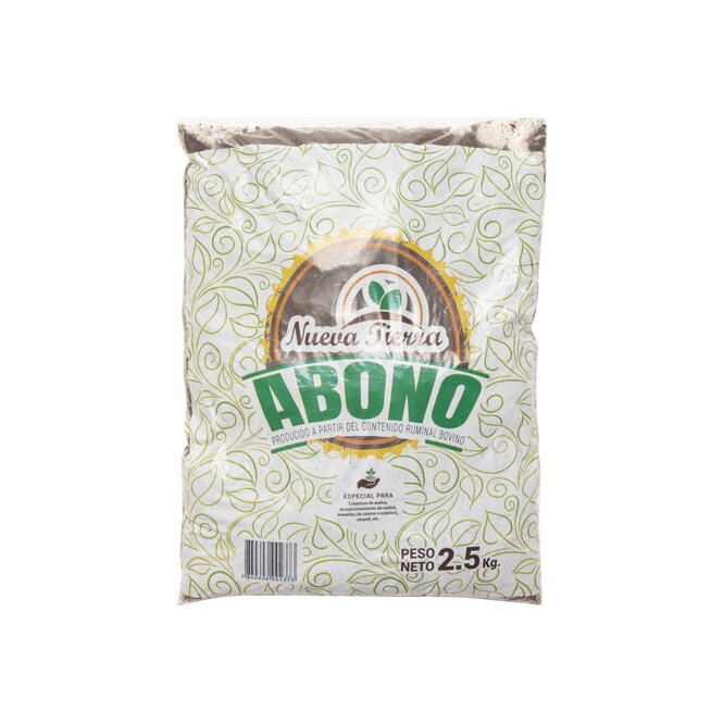 Abono de contenido ruminal bobino Nueva Tierra 2,5 kilos