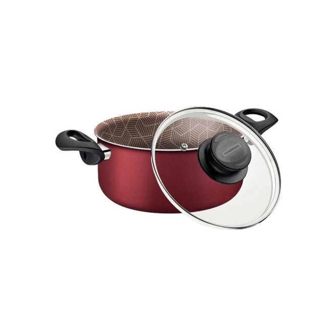 Cacerola con Tapa de Vidrio Paris Tramontina 2.9 litros