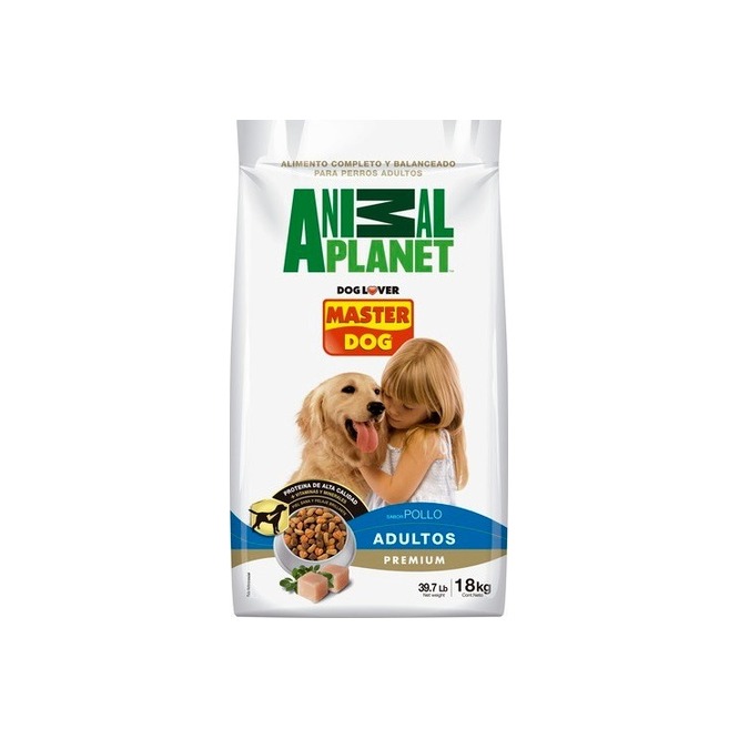Alimento para perro adulto pollo y vegetales Master Dog 18 kilos