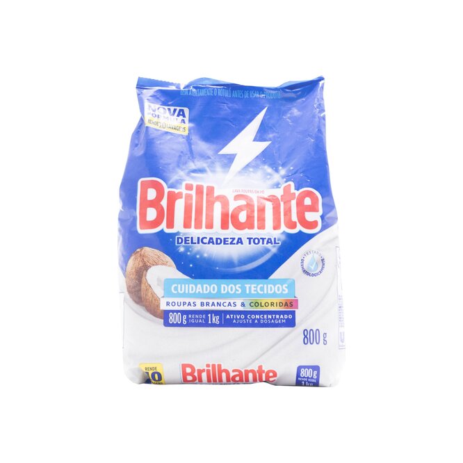 JABON E/POLV BRILHANTE DELIC TOTAL 800G