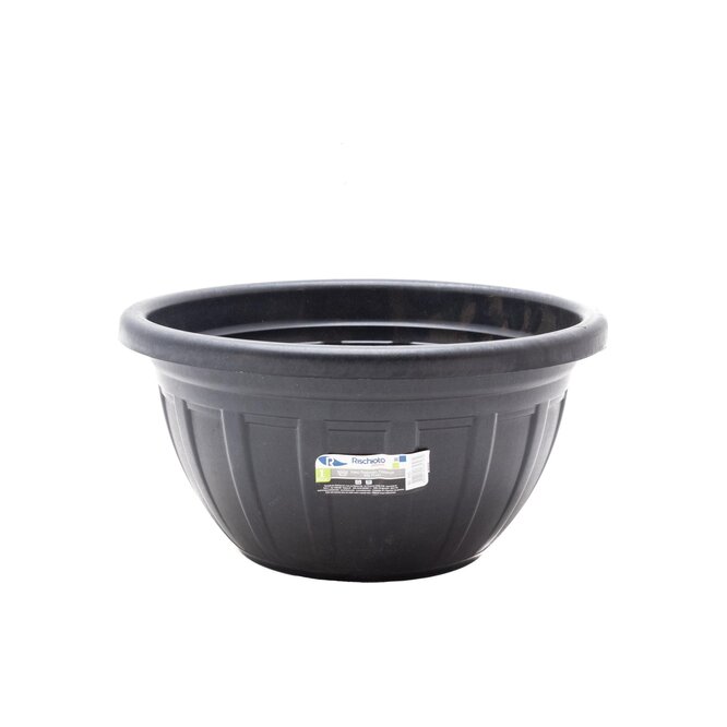 MACETA REDONDA FLORENCIA NEGRO 4L RISCHI