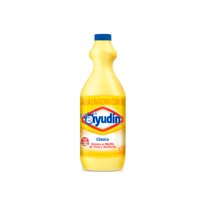Lavandina Clásica en botella descartable Ayudin 1 litro