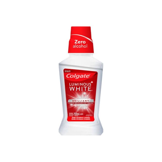 Enjuague bucal luminous White Colgate 250 ml
