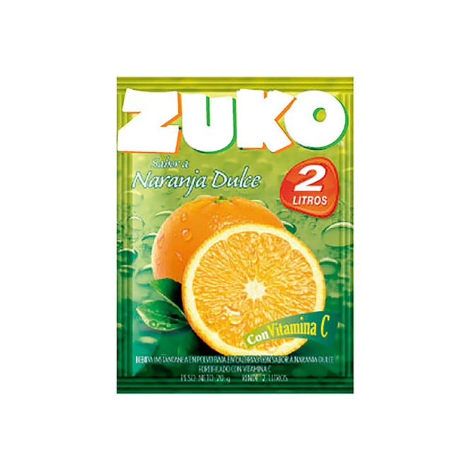 JUGO E/POL ZUKO NARANJ DULC 20GR