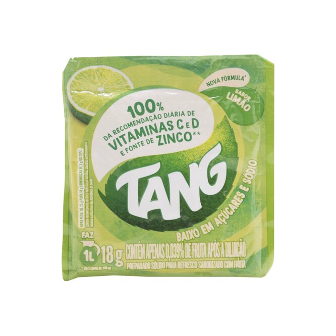 Jugo sabor limón corteza 1 litro en polvo Tang 18 gramos