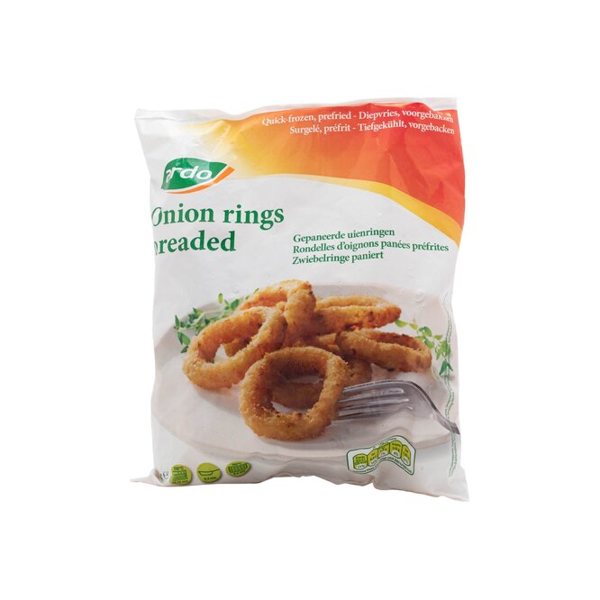 Aros de cebolla empanadas congeladas Argo 450 gramos