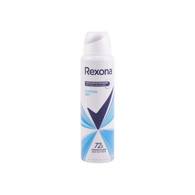 Desodorante cotton dry aerosol Rexona 150 ml