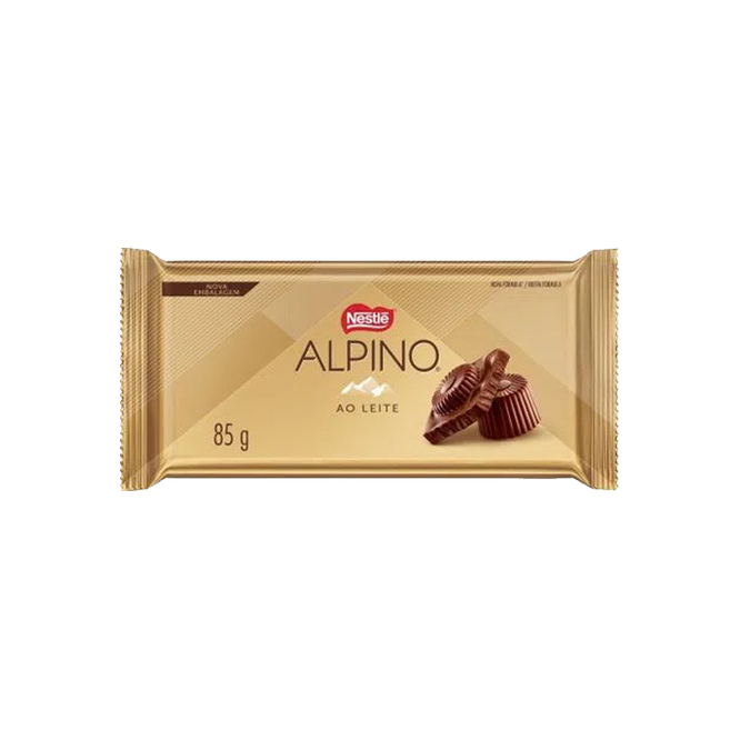 Chocolate tableta alpino Nestlé 85 gramos