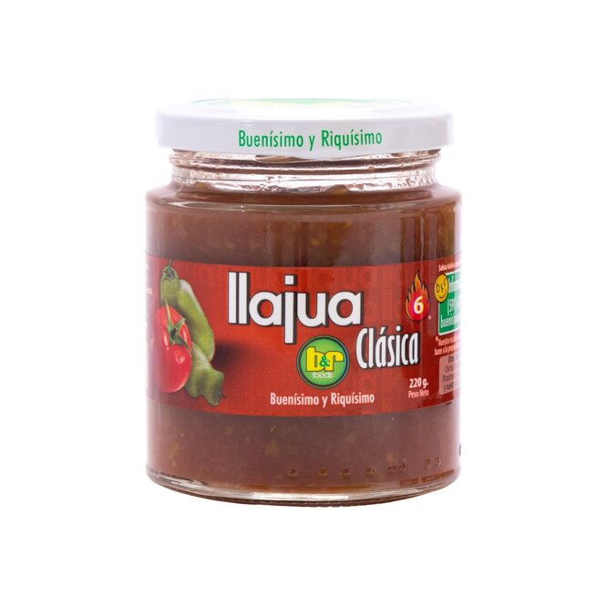 Salsa picante LlaJua clásica B & R Foods 220 gramos